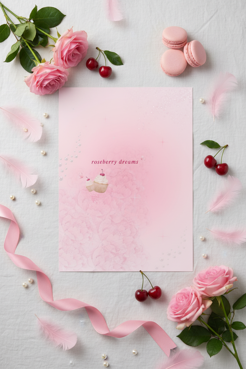 Roseberry dreams — Luxury Art Poster