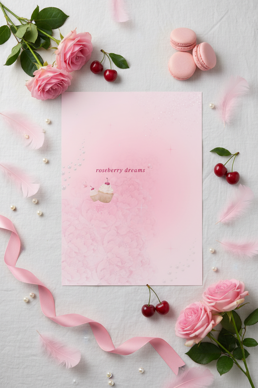 Roseberry dreams — Luxury Art Poster