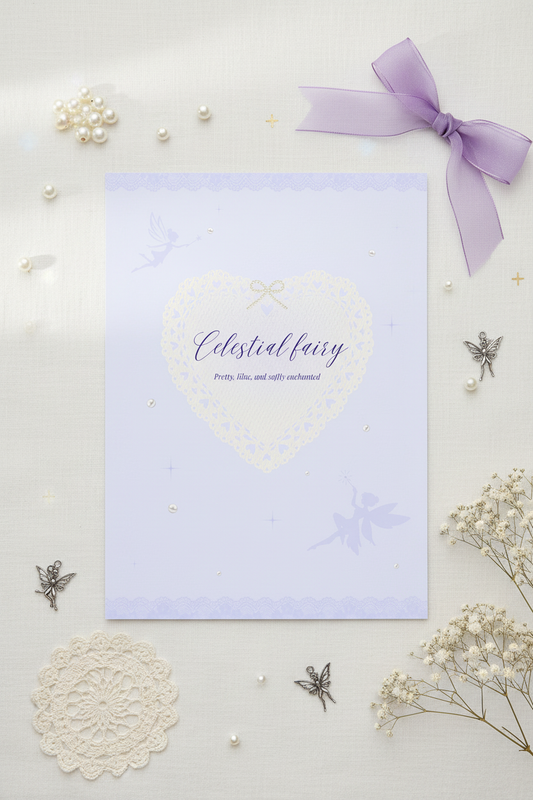 Celestial Fairy Poster- Lavender