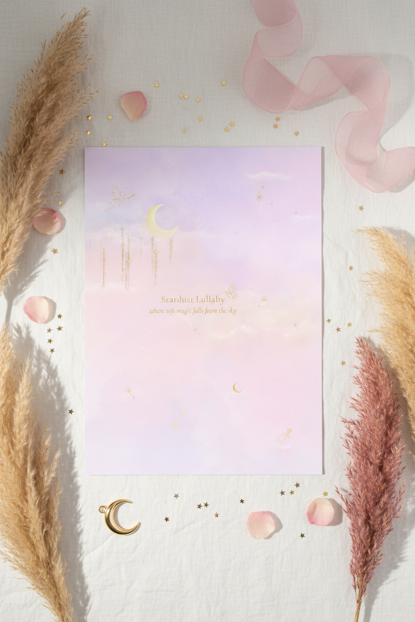Stardust Lullaby — Celestial Dreamscape Poster
