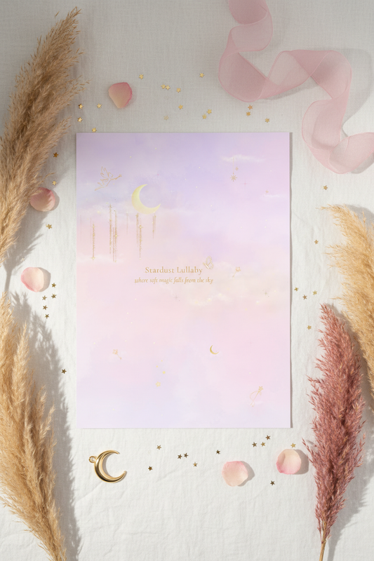 Stardust Lullaby — Celestial Dreamscape Poster