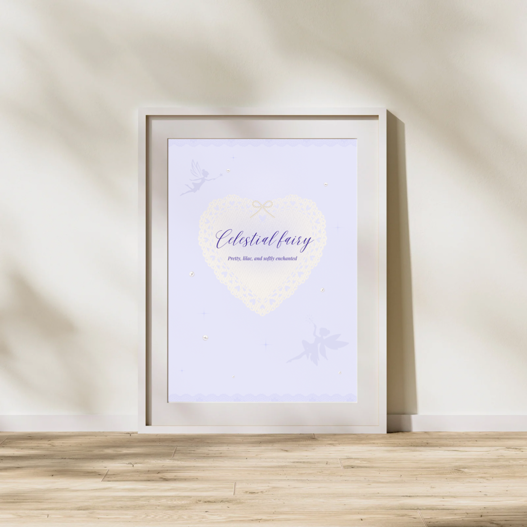 Celestial Fairy Poster- Lavender