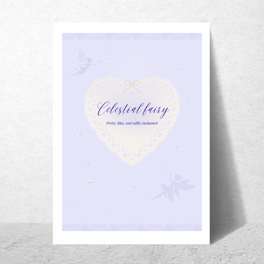 Celestial Fairy Poster- Lavender