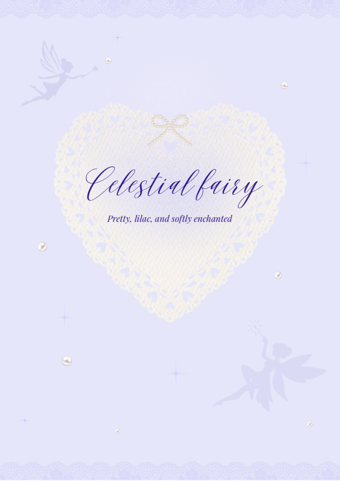 Celestial Fairy Poster- Lavender