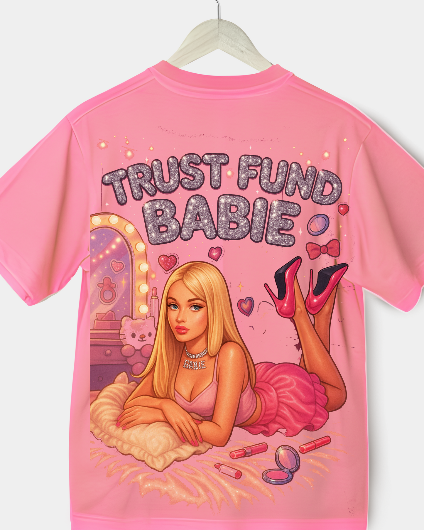 IT Girl Y2K Pink Glam Tshirt